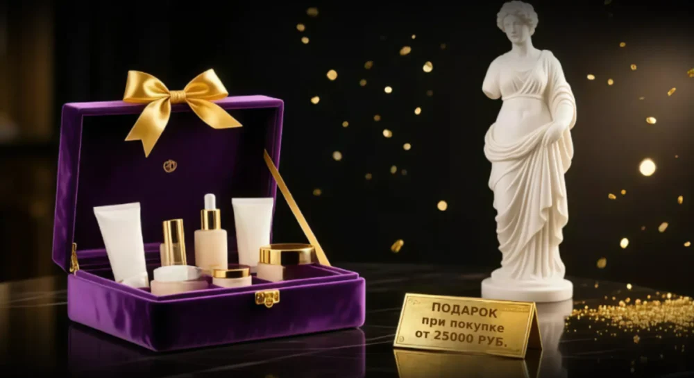 Постоянная выгода от Kosmoflax: Получите подарок к каждой покупке от 25 000 рублей!