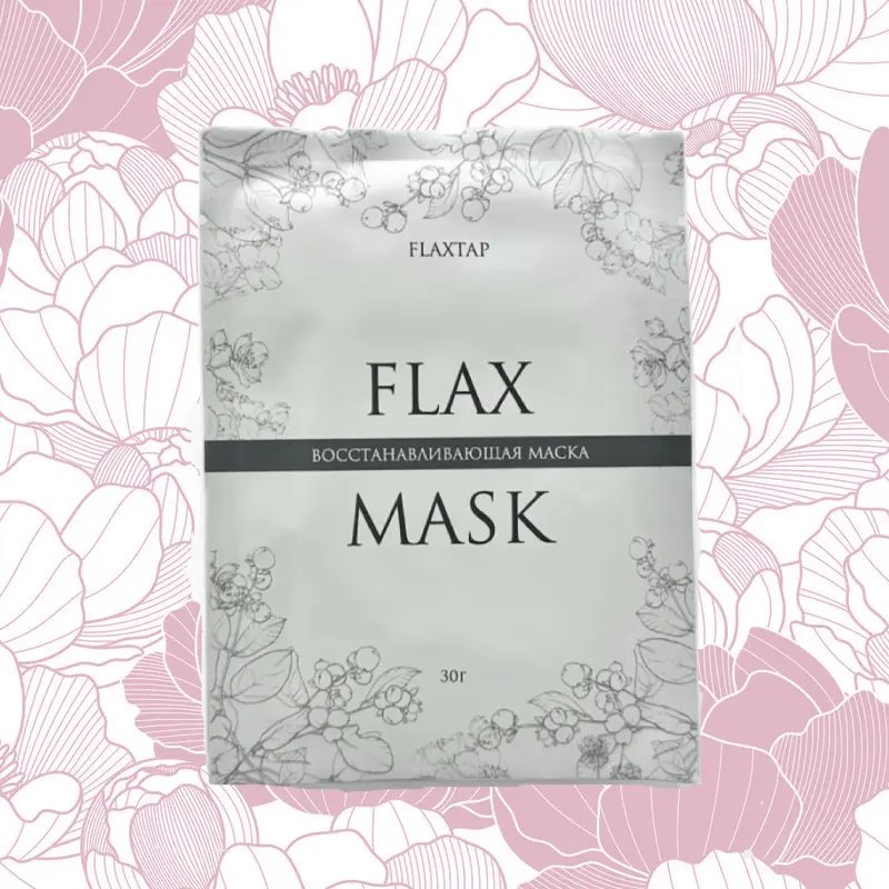 Восстанавливающая гидрогелевая маска FlaxMask